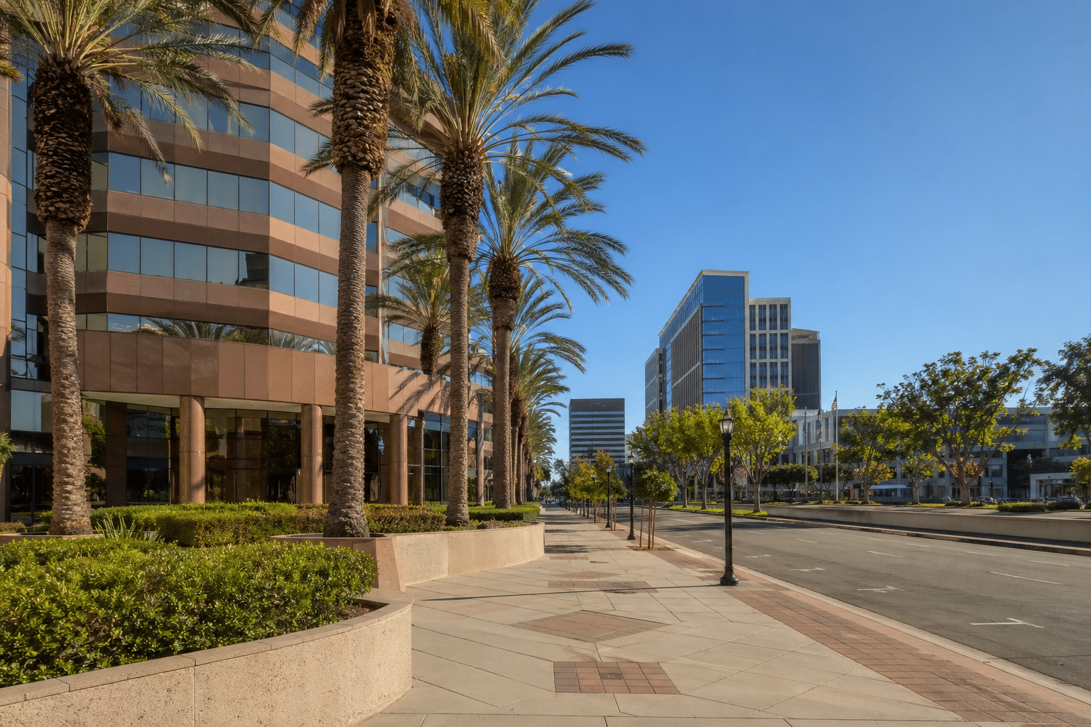 Santa Ana business district