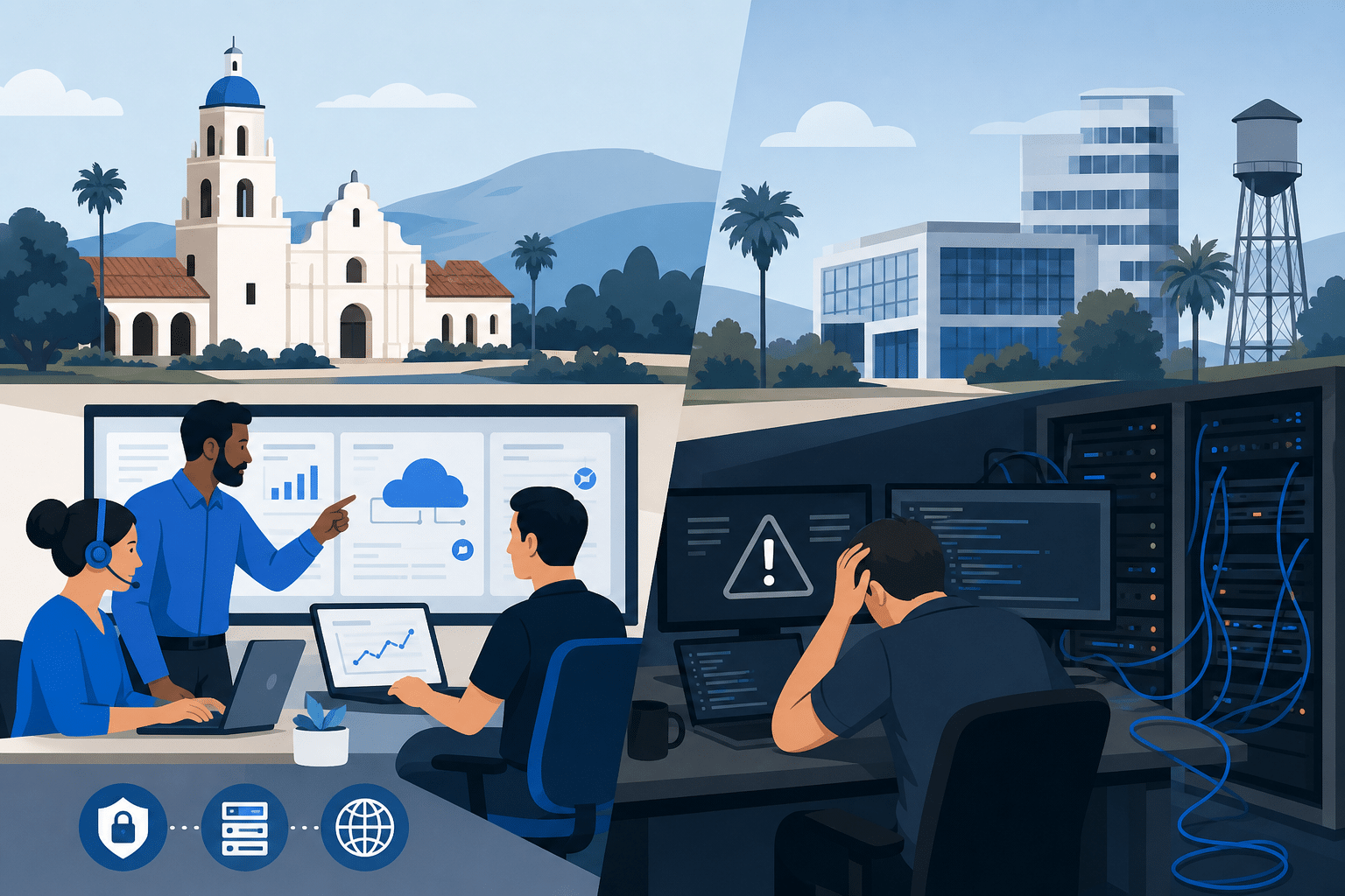 managed it services in santa ana hero image